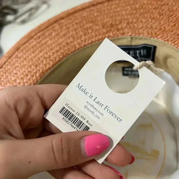 NWT WYETH HUSTON PANAMA HAT BOHO/FESTIVAL - Picture 7 of 8